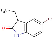 304876-05-9 5-bromo-3-ethyl-1,3-dihydroindol-2-one chemical structure
