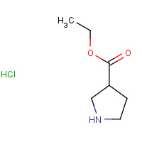 80028-44-0 ethyl pyrrolidine-3-carboxylate;hydrochloride chemical structure