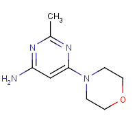 28732-85-6 2-methyl-6-morpholin-4-ylpyrimidin-4-amine chemical structure
