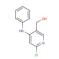 1012878-95-3 (4-anilino-6-chloropyridin-3-yl)methanol chemical structure