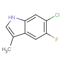 169673-97-6 6-chloro-5-fluoro-3-methyl-1H-indole chemical structure