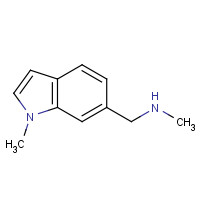 884507-20-4 N-methyl-1-(1-methylindol-6-yl)methanamine chemical structure