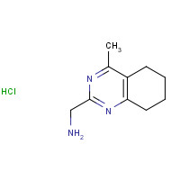 1188263-46-8 (4-methyl-5,6,7,8-tetrahydroquinazolin-2-yl)methanamine;hydrochloride chemical structure