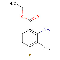 1093758-83-8 ethyl 2-amino-4-fluoro-3-methylbenzoate chemical structure