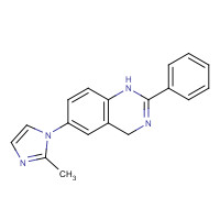 1201902-27-3 6-(2-methylimidazol-1-yl)-2-phenyl-1,4-dihydroquinazoline chemical structure