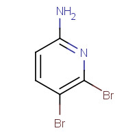 89284-11-7 5,6-dibromopyridin-2-amine chemical structure