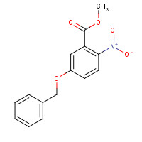 116027-16-8 methyl 2-nitro-5-phenylmethoxybenzoate chemical structure