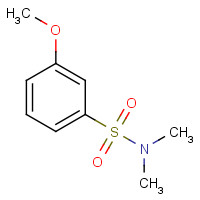 612498-77-8 3-methoxy-N,N-dimethylbenzenesulfonamide chemical structure