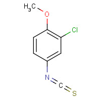 23165-42-6 2-chloro-4-isothiocyanato-1-methoxybenzene chemical structure
