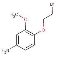 842132-15-4 4-(2-bromoethoxy)-3-methoxyaniline chemical structure