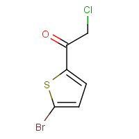 62673-67-0 1-(5-bromothiophen-2-yl)-2-chloroethanone chemical structure