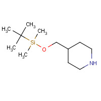 204580-41-6 tert-butyl-dimethyl-(piperidin-4-ylmethoxy)silane chemical structure