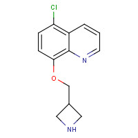 1332301-46-8 8-(azetidin-3-ylmethoxy)-5-chloroquinoline chemical structure