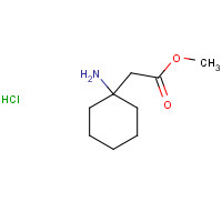 1016258-17-5 methyl 2-(1-aminocyclohexyl)acetate;hydrochloride chemical structure