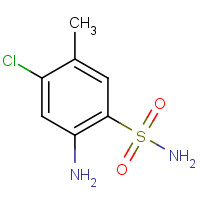 55825-29-1 2-amino-4-chloro-5-methylbenzenesulfonamide chemical structure