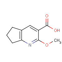 959237-67-3 2-methoxy-6,7-dihydro-5H-cyclopenta[b]pyridine-3-carboxylic acid chemical structure