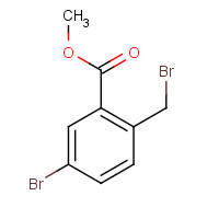 79670-17-0 methyl 5-bromo-2-(bromomethyl)benzoate chemical structure