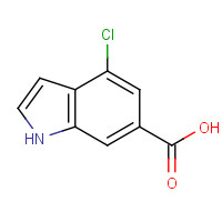 885520-25-2 4-chloro-1H-indole-6-carboxylic acid chemical structure