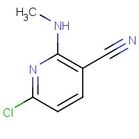 1187190-73-3 6-chloro-2-(methylamino)pyridine-3-carbonitrile chemical structure