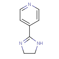 21381-61-3 4-(4,5-dihydro-1H-imidazol-2-yl)pyridine chemical structure