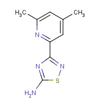 1179361-89-7 3-(4,6-dimethylpyridin-2-yl)-1,2,4-thiadiazol-5-amine chemical structure