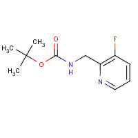 886851-28-1 tert-butyl N-[(3-fluoropyridin-2-yl)methyl]carbamate chemical structure