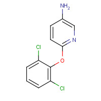 218457-65-9 6-(2,6-dichlorophenoxy)pyridin-3-amine chemical structure