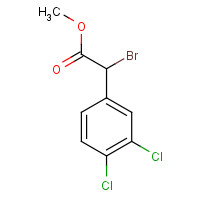 163339-71-7 methyl 2-bromo-2-(3,4-dichlorophenyl)acetate chemical structure