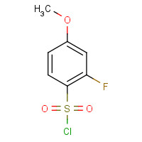 1016516-68-9 2-fluoro-4-methoxybenzenesulfonyl chloride chemical structure