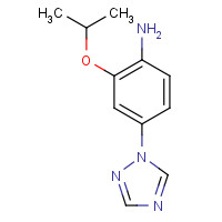 1462950-78-2 2-propan-2-yloxy-4-(1,2,4-triazol-1-yl)aniline chemical structure