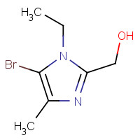 624746-81-2 (5-bromo-1-ethyl-4-methylimidazol-2-yl)methanol chemical structure
