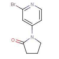 1142194-75-9 1-(2-bromopyridin-4-yl)pyrrolidin-2-one chemical structure