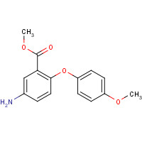 288151-75-7 methyl 5-amino-2-(4-methoxyphenoxy)benzoate chemical structure