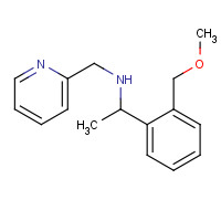 1412451-99-0 1-[2-(methoxymethyl)phenyl]-N-(pyridin-2-ylmethyl)ethanamine chemical structure