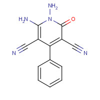 79388-04-8 1,2-diamino-6-oxo-4-phenylpyridine-3,5-dicarbonitrile chemical structure