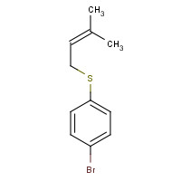 127164-82-3 1-bromo-4-(3-methylbut-2-enylsulfanyl)benzene chemical structure