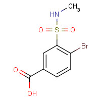 716358-64-4 4-bromo-3-(methylsulfamoyl)benzoic acid chemical structure