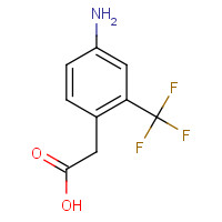 192650-85-4 2-[4-amino-2-(trifluoromethyl)phenyl]acetic acid chemical structure