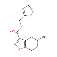 832121-30-9 N-(furan-2-ylmethyl)-5-methyl-4,5,6,7-tetrahydro-1,2-benzoxazole-3-carboxamide chemical structure