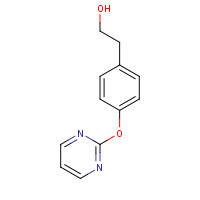 1380430-10-3 2-(4-pyrimidin-2-yloxyphenyl)ethanol chemical structure