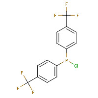 13685-24-0 chloro-bis[4-(trifluoromethyl)phenyl]phosphane chemical structure