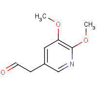 1300587-76-1 2-(5,6-dimethoxypyridin-3-yl)acetaldehyde chemical structure