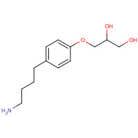 587880-28-2 3-[4-(4-aminobutyl)phenoxy]propane-1,2-diol chemical structure