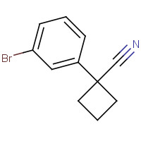29786-38-7 1-(3-bromophenyl)cyclobutane-1-carbonitrile chemical structure