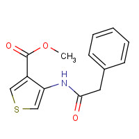 877313-00-3 methyl 4-[(2-phenylacetyl)amino]thiophene-3-carboxylate chemical structure