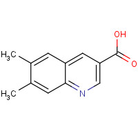 948294-50-6 6,7-dimethylquinoline-3-carboxylic acid chemical structure