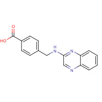 361389-95-9 4-[(quinoxalin-2-ylamino)methyl]benzoic acid chemical structure