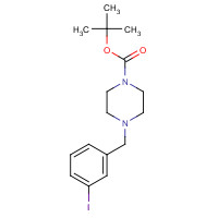 850375-09-6 tert-butyl 4-[(3-iodophenyl)methyl]piperazine-1-carboxylate chemical structure