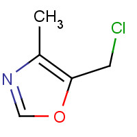 45515-22-8 5-(chloromethyl)-4-methyl-1,3-oxazole chemical structure