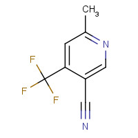 13600-49-2 6-methyl-4-(trifluoromethyl)pyridine-3-carbonitrile chemical structure